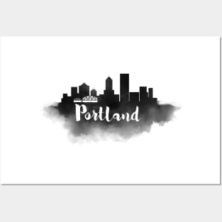 Portland watercolor Posters and Art